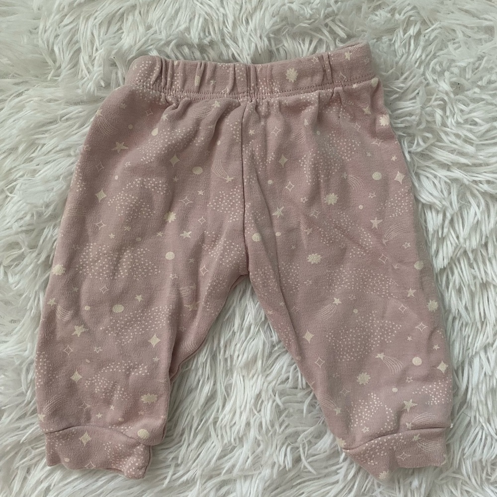 Pink Patterned Baby Pants